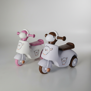 Fabrika Toptan Satış Ayakla İtilen Oyuncak Araba, İtmeli Araba, Yürümeye Başlayan Çocuklar İçin Ayakla İtilen Kaydırmalı Araba, Çocuk Motosikleti - Product Image 1