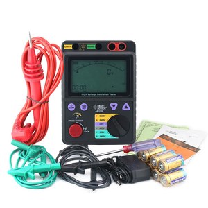 SMART AR3126 เครื่องวัดความต้านทานฉนวนไฟฟ้าแบบดิจิตอล เครื่องทดสอบแรงดันสูง เครื่องวัดโอห์ม เครื่องทดสอบความต้านทานฉนวนดิน - Product Image 5