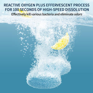 Bahfir hàm răng giả chất lượng cao làm sạch máy tính bảng hương vị bạc hà tươi thành phần tự nhiên 90 miếng cho người lưu giữ - Product Image 2