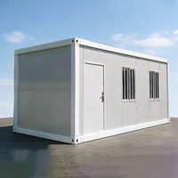 Maison préfabriquée modulaire en acier avec salle de bain, chambre étanche, bureau portable, installation rapide, maison mobile