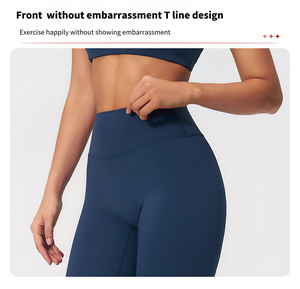 Leggings de Compresión Deportivos sin Costura Frontal, con Logotipo Personalizable, para Gimnasio, Yoga y Running, para Mujer - Product Image 3