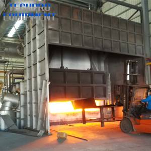 Four de fusion en aluminium à gaz régénérateur à haute efficacité 2-capacité 100T avec contrôle PLC pour les usines de fonderie d'aluminium - Product Image 1