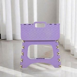 Plastic Iron <b>Folding</b> Small <b>Stool</b> Portable Thickened Space-saving Outdoor Garden Chair Fishing Bench Horse Chair Lightweight - Product Image 4