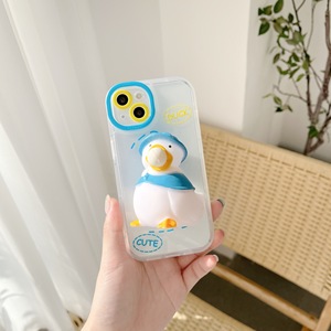 Envío gratis lindo 3D pato alivio del estrés elegante funda de teléfono móvil para <span class=keywords><strong>iPhone</strong></span> 16 15 <span class=keywords><strong>14</strong></span> 13 <span class=keywords><strong>Pro</strong></span> <span class=keywords><strong>Max</strong></span> cubierta de parachoques suave promoción - Product Image 6