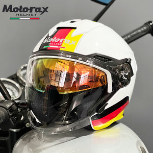MOTORAX S30 medio casco para hombres y mujeres visera dual ABS de alta calidad para nueva condición XL tamaño verano montar 3C certificado <span class=keywords><strong>1</strong></span> - Product Image 2