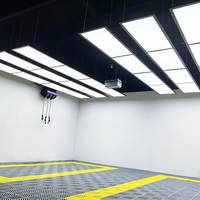 Panneau lumineux LED pour station de lavage auto, haute fidélité des couleurs (CRI), lampe de plafond suspendue, système d'éclairage pour atelier de detailing automobile et station de lavage