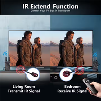 Extenseur HDMI sans fil 400m compatible avec la transmission réseau sans fil, prend en charge 1 émetteur et plusieurs récepteurs, extenseur sans fil HDTV