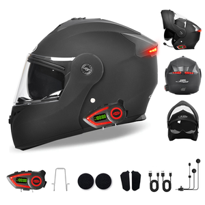 Nuevo Casco de Motocicleta Abierto de Alta Calidad con Certificación DOT, Bluetooth, Doble Visera, ABS, para Motocross, Venta al por Mayor 107 DOT - Product Image 1