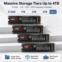 SSD interne M.2 NVMe 2280 PCIe 3.0 3D TLC NAND 128 Go 256 Go 512 Go 1 To pour ordinateur portable et de bureau