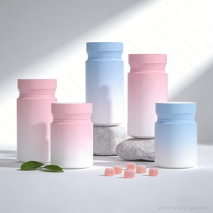 Custom High Quality Food Grade PET Plastic <b>Bottle</b> Nutrition Vitamins Jar with Screw Cap Medicine <b>Pill</b> Capsule <b>Bottle</b> - Product Image 2