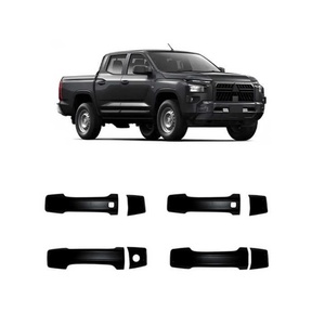 อุปกรณ์ตกแต่งรถยนต์ดีไซน์ใหม่จากโรงงาน (OEM) ฝาครอบมือจับประตูแบบฉีดขึ้นรูป ABS สีดำ สำหรับรถยนต์มิตซูบิชิ ไทรทัน - Product Image 2