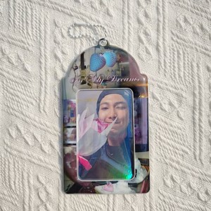 High Quality 3 Inch PVC Kpop Star Photo Card Holder with Keychain Protective Photo Card Frame - Product Image 6