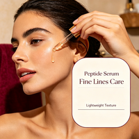 Sérum Visage Anti-Âge Coréen à Base de Peptides Matrixyl 3000 Naturels, Triple Rétinoïdes et Bakuchiol, Marque Blanche