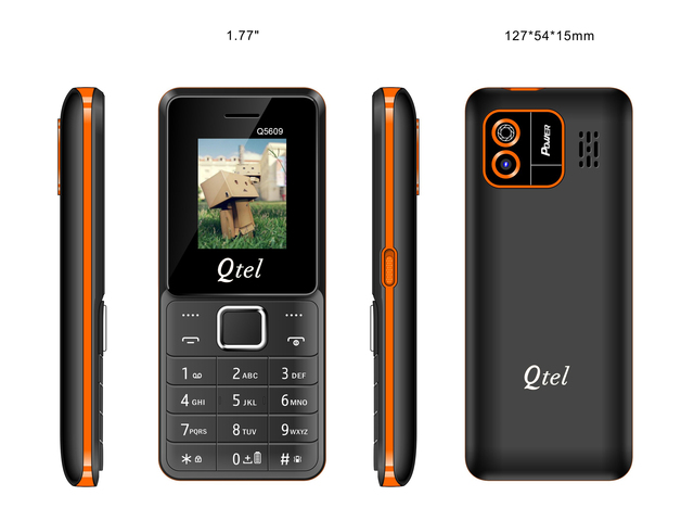Qtel Q5609 1.77 Inch Feature Phone 2500mAh Big Battery Triple SIM Camera FM Torch WhatsApp Spanish German French Unlocked