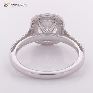 Anillo de Oro Amarillo de 14K con Moissanita, Anillo Clásico de Compromiso y Propuesta de Matrimonio con Seis Garras, para Regalo y Fiesta, Joyería Fina Personalizable - Product Image 3