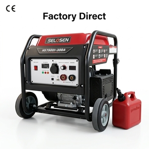 Portable Construction <b>Gasoline</b> Welding Machine 5.5KW Power Displacement Full Copper Motor 250 Generator HS6900-300A *8KW Gasolin - Product Image 1