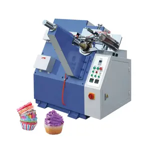 Piatto di torta di carta completamente automatico ad alta velocità su misura che fa macchina per la produzione di vassoi di carta per cupcake