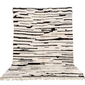 Hot Sell Amazing NZ Wool Modern Geometric Design Hand Tufted Area Rugs Moroccan Berber for Living Room Cheap Price - Product Image 1