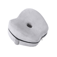 Bewalker Nouveau Design Coussin Orthopédique Ergonomique en Mousse à Mémoire de Forme Souple en Forme de Pomme, Réglable, Non Toxique, Lavable, pour Genoux et Lit, 100%