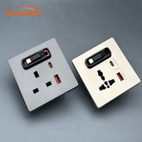 20W Hızlı Şarjlı Duvar USB Prizi Evrensel Cep Telefonu Şarj Prizi Çok Fonksiyonlu Duvar Prizi