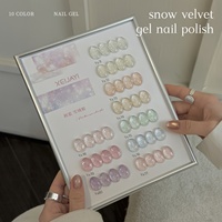 XEIJAYI Vernis à ongles gel UV First Love Velvet Gel 10 pièces Norme européenne Sans TPO OEM ODM Fournitures en gros pour la peinture des ongles