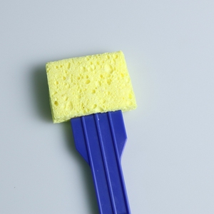 대형 표면적 플라스틱 샘플링 스펀지 (50mm 헤드)-200mm 일회용 면봉 위생 모니터링 소독 식품 안전용 - Product Image 1