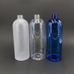 Biểu Tượng Tùy Chỉnh Phun Chai Boston Vòng 500Ml 16Oz Pet Nhựa Phun Chai Với Bơm Dispenser Mỹ Phẩm Dầu Gội Bao Bì - Product Image 5