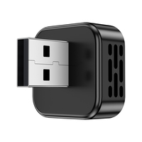 Adaptador Inalámbrico CarPlay y Android Auto 2 en 1, Mini Dongle con Interruptor para Teléfono, Reconexión Automática de 5.8GHz, Plug & Play