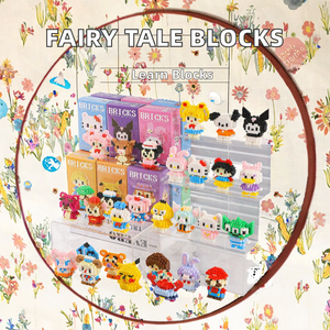 Động vật thiên nhiên lắp ráp túi giáo dục kể chuyện khối chơi Thiết lập số bảng chữ cái khối xây dựng nhựa ABS 40 mảnh đồ chơi - Product Image 2