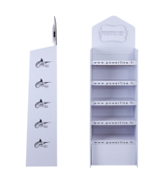 Présentoir en carton Offre Spéciale, présentoir de promotion de marchandises en magasin, personnage de dessin animé personnalisé