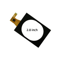 Layar Sentuh Kapasitif Kustom 2.8 Inci FT6336G 240x320 IIC untuk Layar Industri Kecil OEM