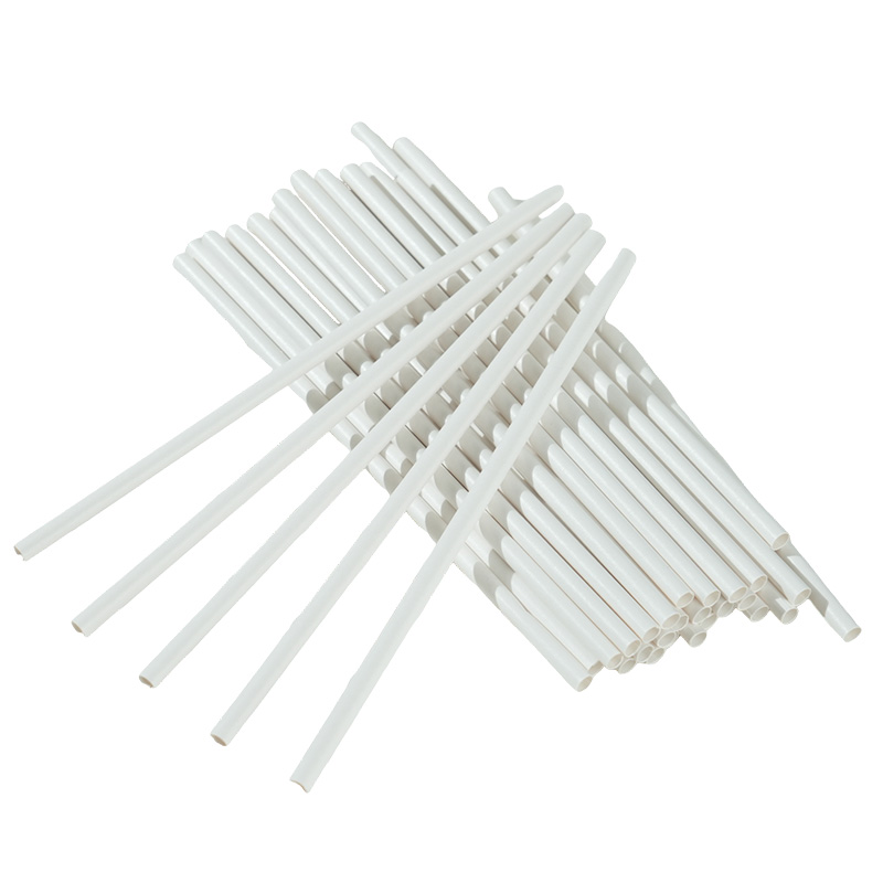 Compostable and No Glue Premium Disposable Paper Straws for Party and Restaurant