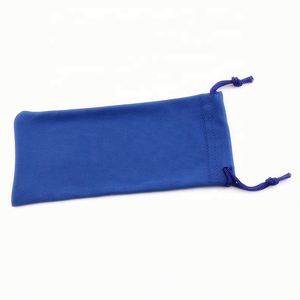 Bolsas para Gafas de Sol de Microfibra al por Mayor, de Alta Calidad, en Negro, Blanco y Azul, con Logotipo Personalizado - Product Image 4