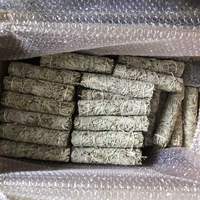 Incienso Aromático Ecológico de Salvia Blanca Pura Seca, Grande, Ahumada, para Purificación, de 4 Pulgadas, para el Hogar