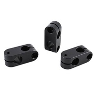 Pièces de rechange pour convoyeur sur le marché d'outre-mer Tube de support de rail de guidage réglable pinces croisées en acier inoxydable