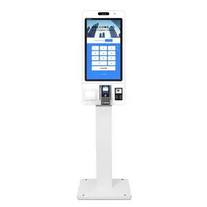 Selbst Service Ticket Kiosk Zahlung Der Bestellung Terminal Mit Drucker POS System Scanner