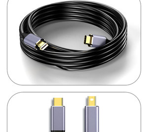 <span class=keywords><strong>USB</strong></span> 3,1 Tipo <span class=keywords><strong>C</strong></span> a <span class=keywords><strong>Mini</strong></span> <span class=keywords><strong>Display</strong></span> Port Cable Convertidor de adaptador macho a macho DP - Product Image 6