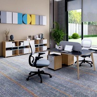 Mobilier de bureau moderne pour 2 3 4 personnes bureau pour pc bureaux et postes de travail