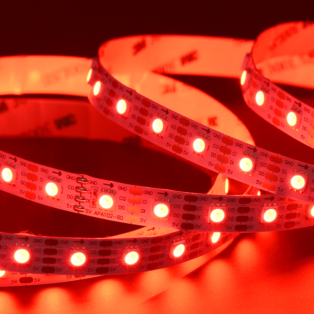 Dreamcolor digital Rgb 72 leds/m Led Light Strip addressable pixel rgb LC8822 Flex Led Strip Light