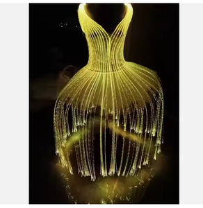 Vestido Tutú de Ballet Clásico de Fibra Óptica para Mujer |   Traje Luminoso para Actuaciones de Baile de Salón, Competencias y Espectáculos - Product Image 2