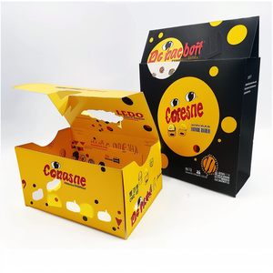 Juego de Contenedores Kraft Personalizados Reciclables para Comida Rápida, Aperitivos para Niños, <span class=keywords><strong>Hamburguesas</strong></span>, Papas Fritas, Alitas de Pollo Frito, Estampado - Product Image 3