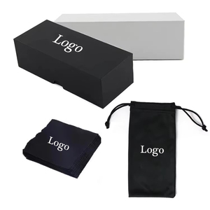 Lunettes semi-rigides de forme carrée, style simple, avec logo personnalisé et boîte sur mesure par <span class=keywords><strong>NWO</strong></span> - Product Image 1