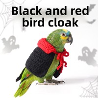 Cape de vampire festive pour chien et chat, tricotée à la main, pour Halloween, accessoires vestimentaires pour petits chiots, lot en gros, ensemble SEO