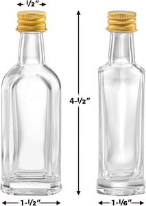 Bouteilles en plastique PET transparentes <span class=keywords><strong>de</strong></span> 50 ml à col long avec bouchon, personnalisables avec logo, pour <span class=keywords><strong>rhum</strong></span>, whisky, tequila, liqueur, champagne, soda, <span class=keywords><strong>de</strong></span> qualité alimentaire - Product Image 4