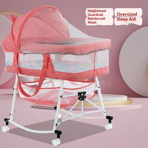 Cuna Plegable Multifuncional <span class=keywords><strong>para</strong></span> Bebés, Cama Portátil <span class=keywords><strong>para</strong></span> Recién Nacidos, Modelo CR-518 - Product Image 3