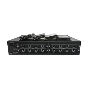 Chuyên nghiệp 8x8 hdbase t ma trận <span class=keywords><strong>Switcher</strong></span> video liền mạch Ma Trận với IR điều khiển và truyền dẫn đường dài - Product Image 1