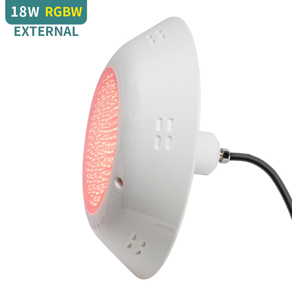 DC12V RGBW External Control 18W Led Color Changing Swimming Pool Light