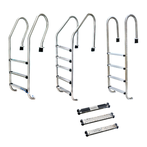 Échelles de <span class=keywords><strong>piscine</strong></span> en acier inoxydable SL 304 316 avec installation de bride d'ancrage <span class=keywords><strong>pour</strong></span> piscines <span class=keywords><strong>hors</strong></span> <span class=keywords><strong>sol</strong></span> - Product Image 5