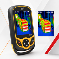 Caméra thermique portable HTI HT-A1 640x480 Fusion -4~572F pour inspection HVAC et bâtiment, écran LCD 3.2, batterie 1800mAh, sortie d'usine