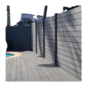 Valla de Jardín de Material Compuesto WPC Corey, Valla Deportiva Económica, Modelo 3D, Marco Metálico con Recubrimiento en Polvo, 6 pies de Altura - Product Image 2